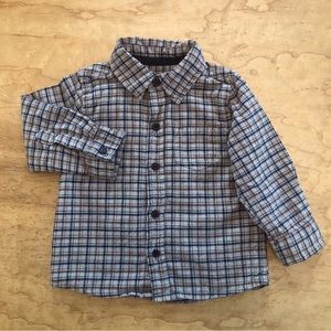 Baby Flannel Button-up 9M